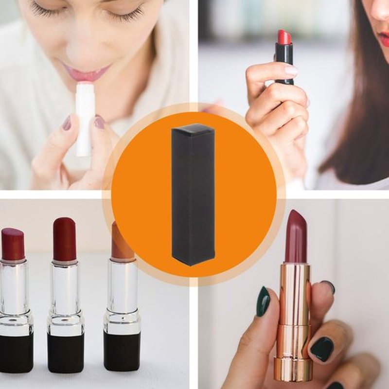 50Pcs Kraft Paper Lipstick Boxes, Essential Oil Packaging Boxes, DIY Supplies Beauty Accessories Makeup Organzier Tube Storage