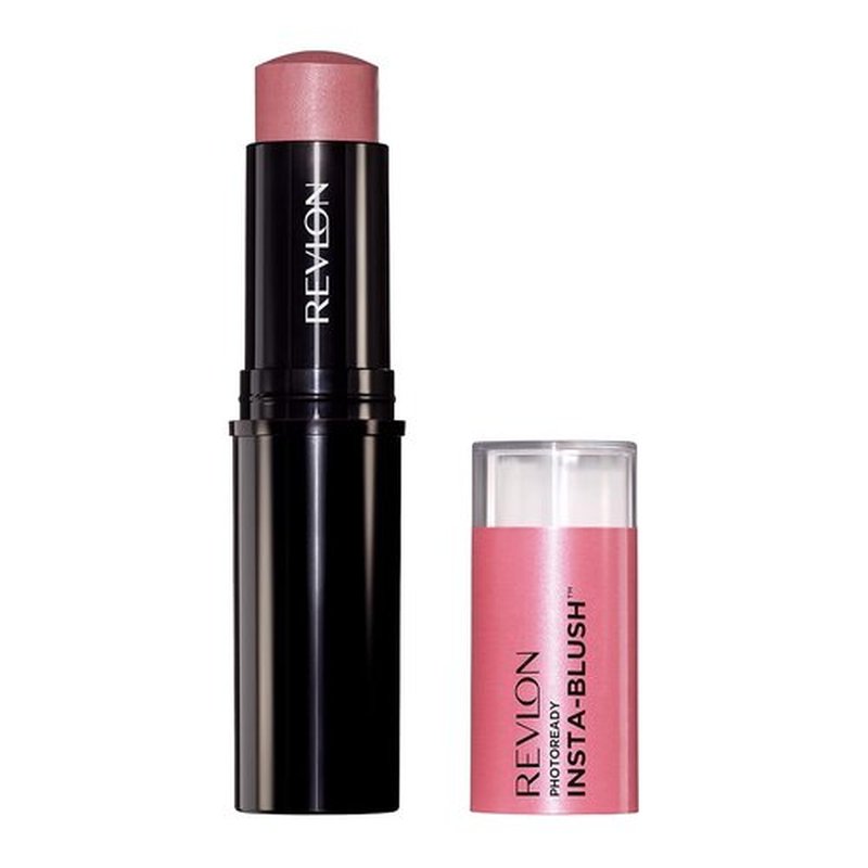 Revlon PhotoReady Insta-Blush Stick - High Impact Berry Kiss Color | Cream to Powder Formula, 1.15 Oz