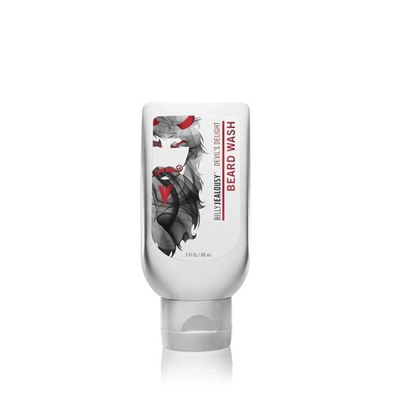 Billy Jealousy Beard Envy Kit - Facial Hair Refining with Wash & Boar Bristle Brush for Soft, Tamed Beard