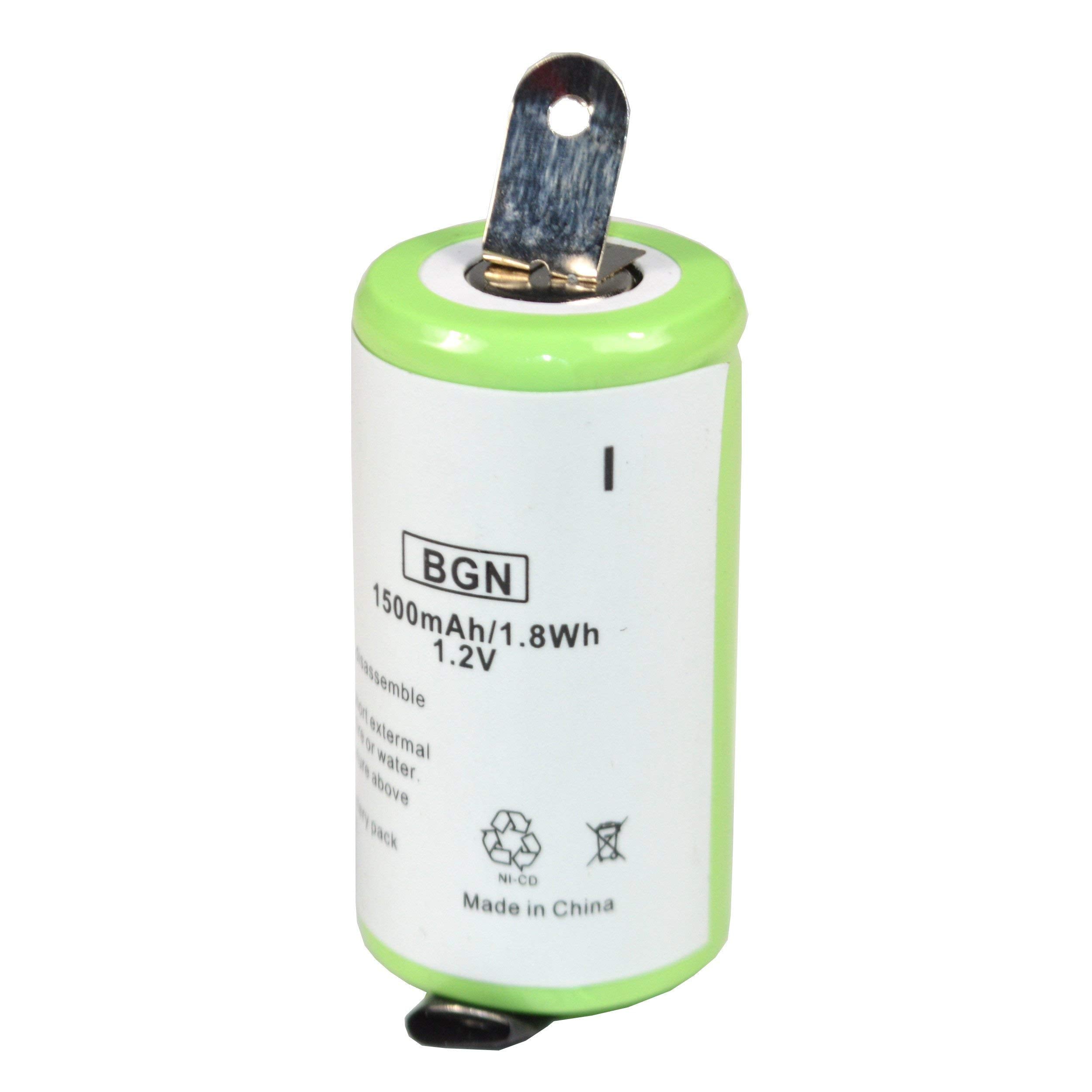 HQRP 5-Pack Battery Compatible with Wahl 00745-302 745-302 9877 9879 8900 8061 7070 7353 7045 7030 7037 7355 5-Star Shaver Trimmer