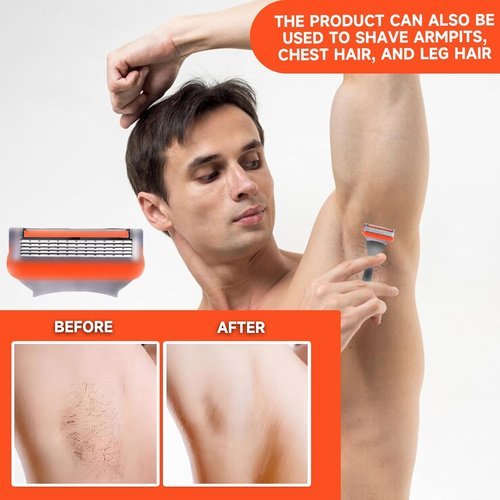Gillette Fusion 5 Razor Blades - 24 Premium 5-Layer Stainless Steel Cartridges for Smooth Shaving