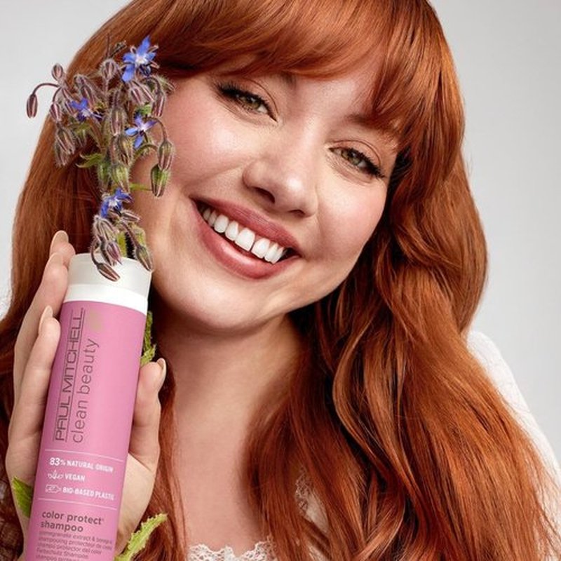 Paul Mitchell Clean Beauty Color Protect Shampoo - Gently Cleanses & Protects Color-Treated Hair