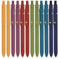 Ddaowanx Gel Pens, 12 Pcs 0.5mm Quick Dry Black Ink Pens Fine Point Smooth Writing Pens, Cute Office School Supplies Gifts for Women (12 Pcs Vintage-Black Ink)