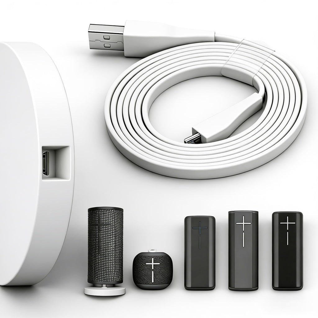 PDEEY Charging Cord for UE Megaboom, Megablast, Wonderboom, Ultimate Ears Power Up Charger - Micro USB Cable Flat 3.9 FT
