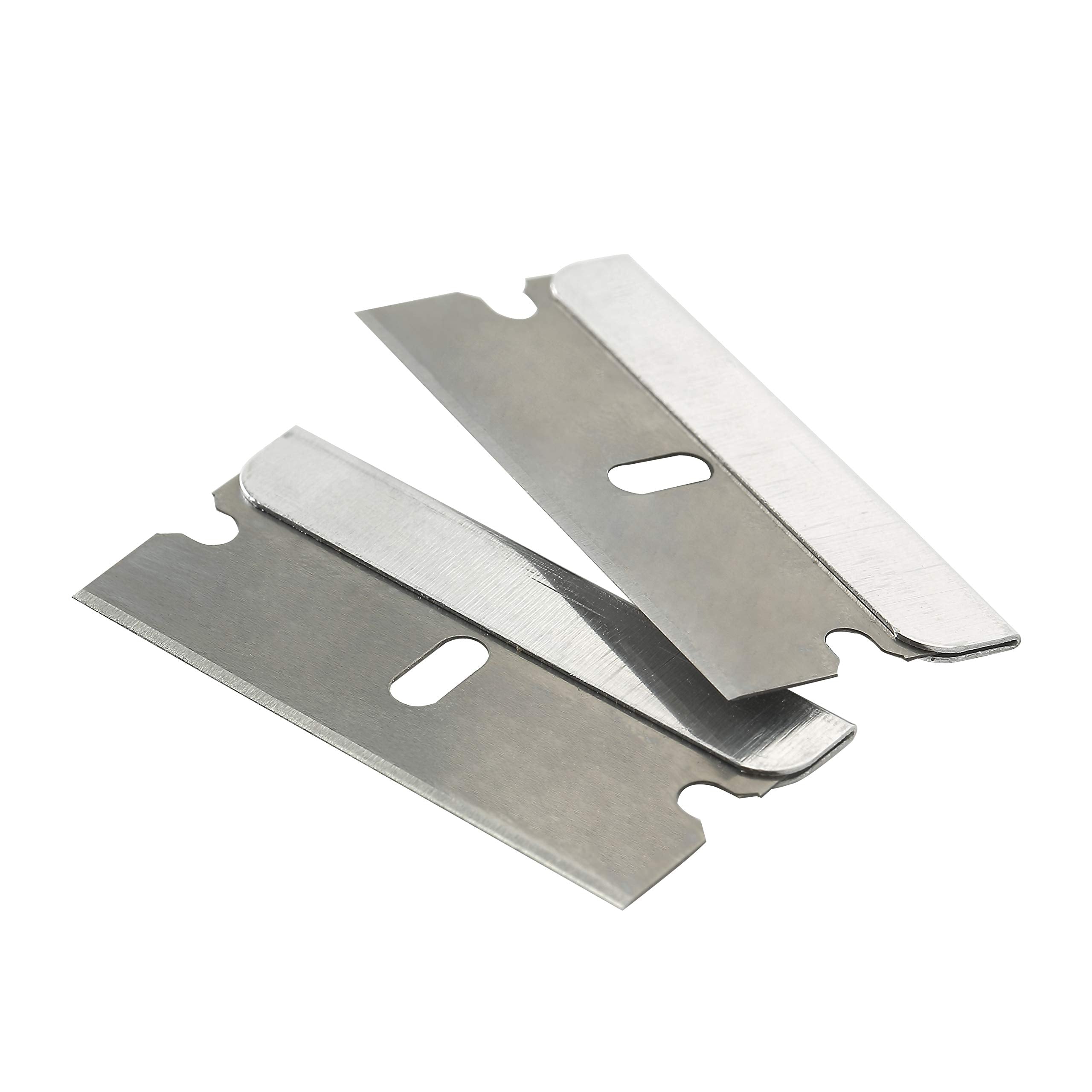 Bates- Single Edge Razor Blades, 800 Pack, Silver, Carbon Steel Razor Blades Single Edge Blades