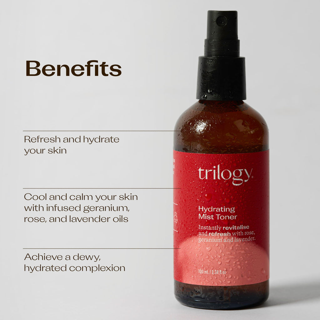 Trilogy Hydrating Mist Toner, 3.3 Fl Oz