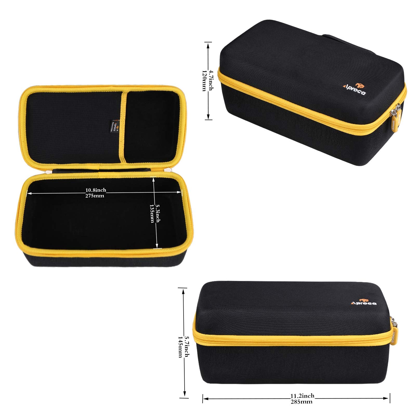 Aproca Case Compatible with DEWALT DCW600B 20V MAX XR CMPCT Metal Fixed Base Router, Portable Storage Protective Bag for Accessories (Case Only)