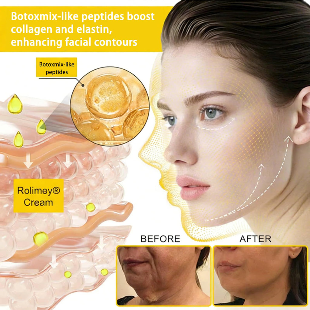 Rolimey Wrinkle-Liftt Botoxmix & Vita A Retinol Shot Tightening cream, Retinol Shot Wrinkle-Lift Tightening Cream, Lift and Tighten Skin, Deeply Moisturize (1PC)
