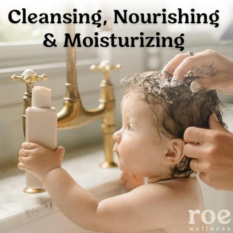 Roe Wellness Toddler & Baby Body Wash | Moisturizing, Fragrance-Free Formula | 9.4 fl oz