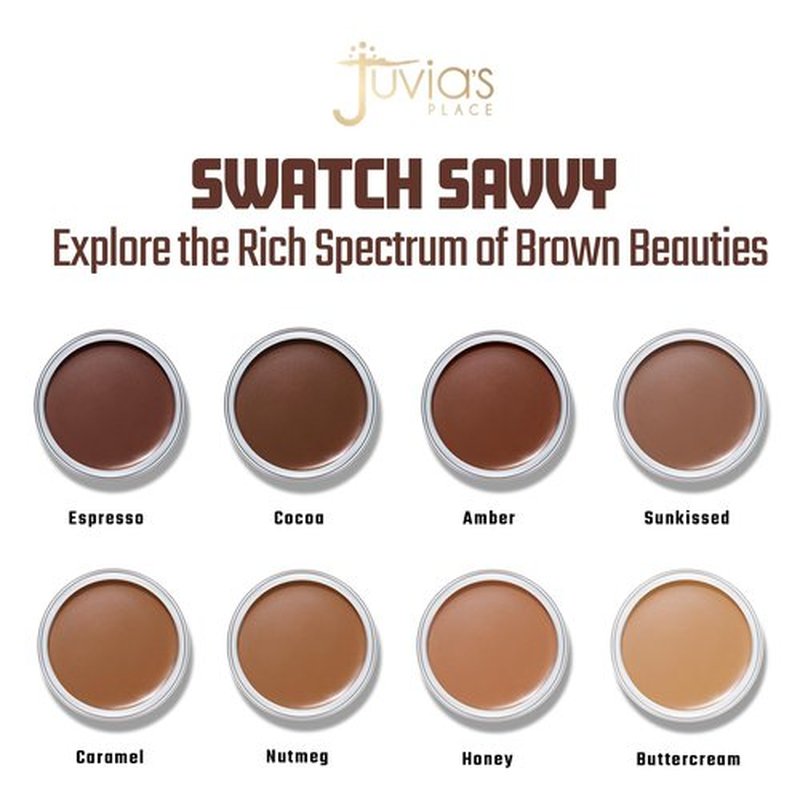 Juvia's Place Bronzed Cream Bronzer - Espresso - Smooth Cream Bronzer Pot for Sun-Kissed Glow & Warmth, Buildable & Blendable Makeup Contour with Long-Lasting Matte Shimmer Finish, Highly Pigmented