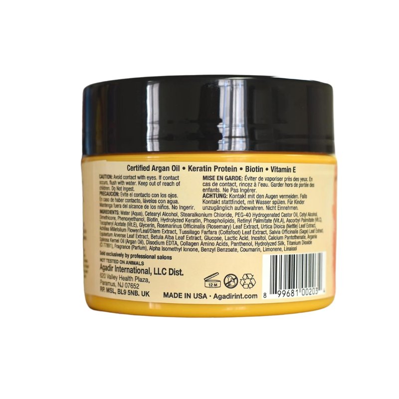 Agadir Moisture Masque - Deep Hydrating Hair Treatment for Soft, Manageable Hair | 8 Oz