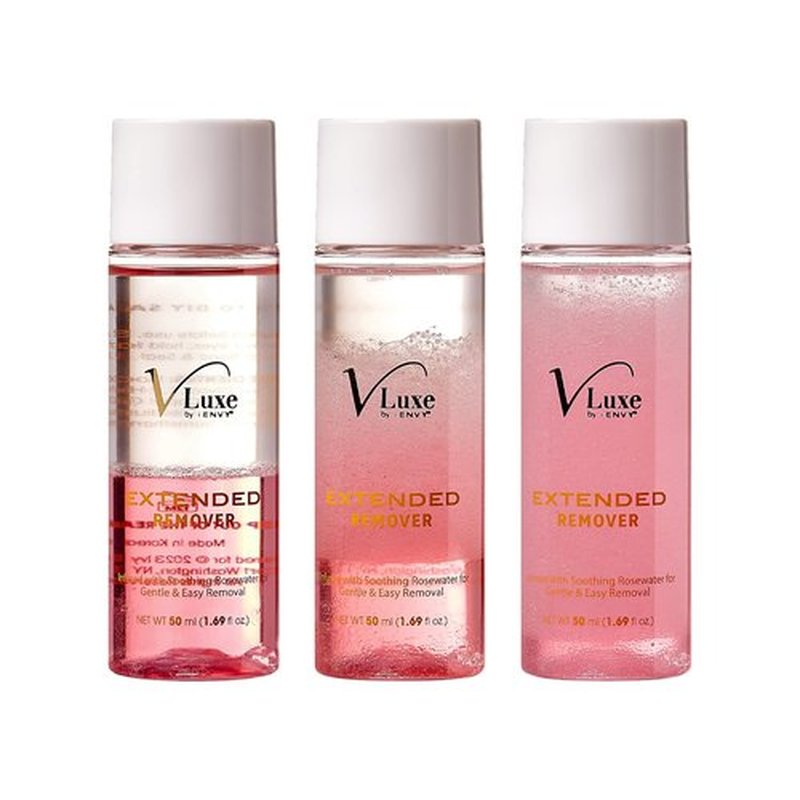 i•ENVY Extended DIY Eyelash Extension Cluster Remover with Natural Rosewater Gentle Soothing Nourishing Cleanser for Removal of False Eyelashes, Lash Wisps, Bond & Seal Adhesive and Makeup