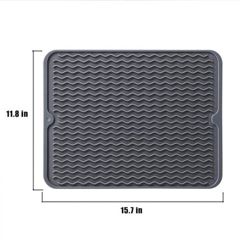 2 Pack Heat Mat for Curling Iron, Oversize Silicone Resistant Mat for Hair Tools, Hot Pad for Hair Straightener, Flat Irons and Hot Hair Styling Tools Home Travel Gym Salon (15.7" x 11.8")