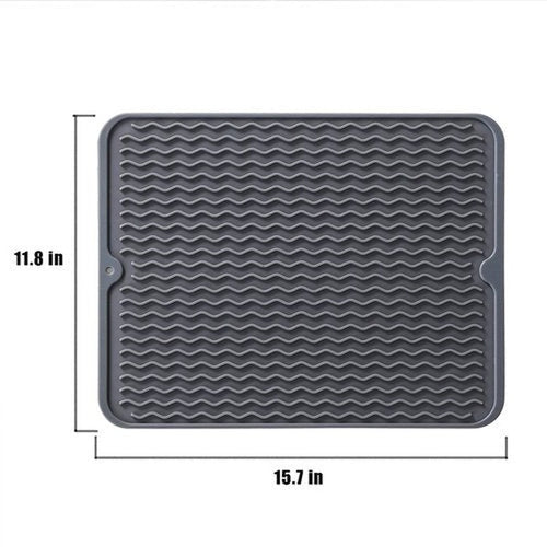2 Pack Heat Mat for Curling Iron, Oversize Silicone Resistant Mat for Hair Tools, Hot Pad for Hair Straightener, Flat Irons and Hot Hair Styling Tools Home Travel Gym Salon (15.7" x 11.8")