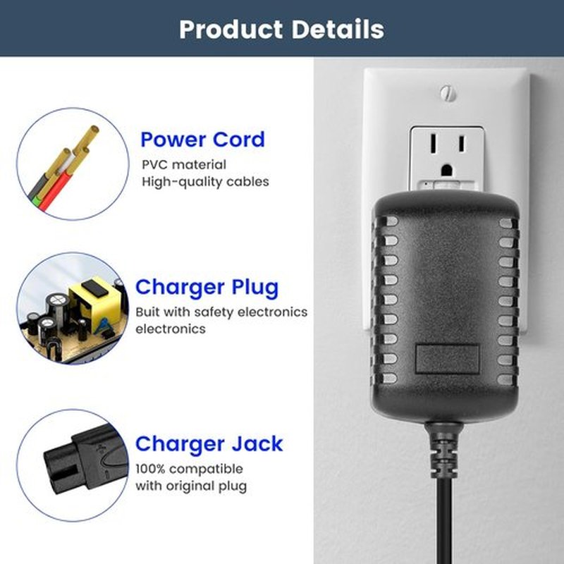 Andis ProFoil Lithium Shaver Charger - Quick Recharge for Models 17150, 17155, 17165, 17170, 17195, 17200, 17205, 17220