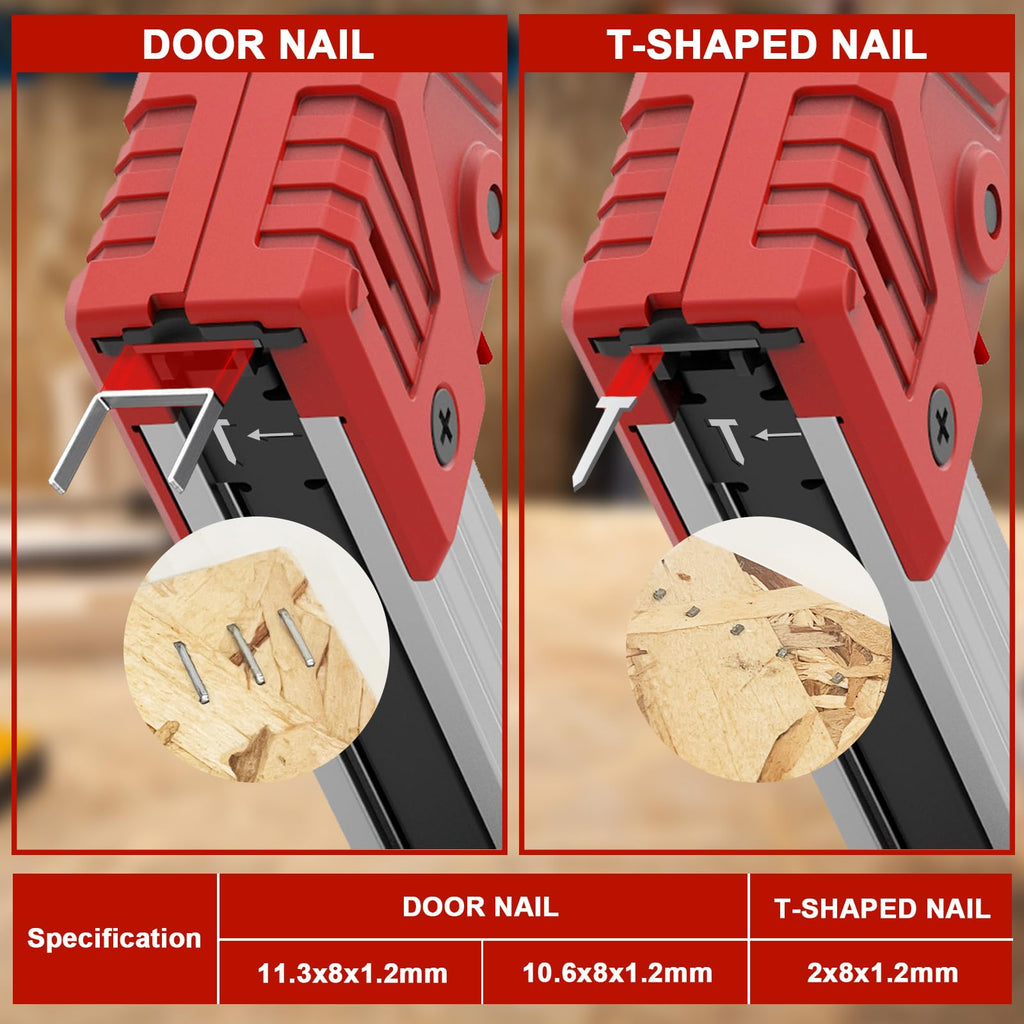 CRAFTNIO Light Duty Staple Gun,3 in 1 Manual Stapler Gun with Stapler Remover and 3000Pcs Staples for Light Wood, Fabric, Crafts, Furniture, Compatible with D/T-Type Staples for Home DIY Projects