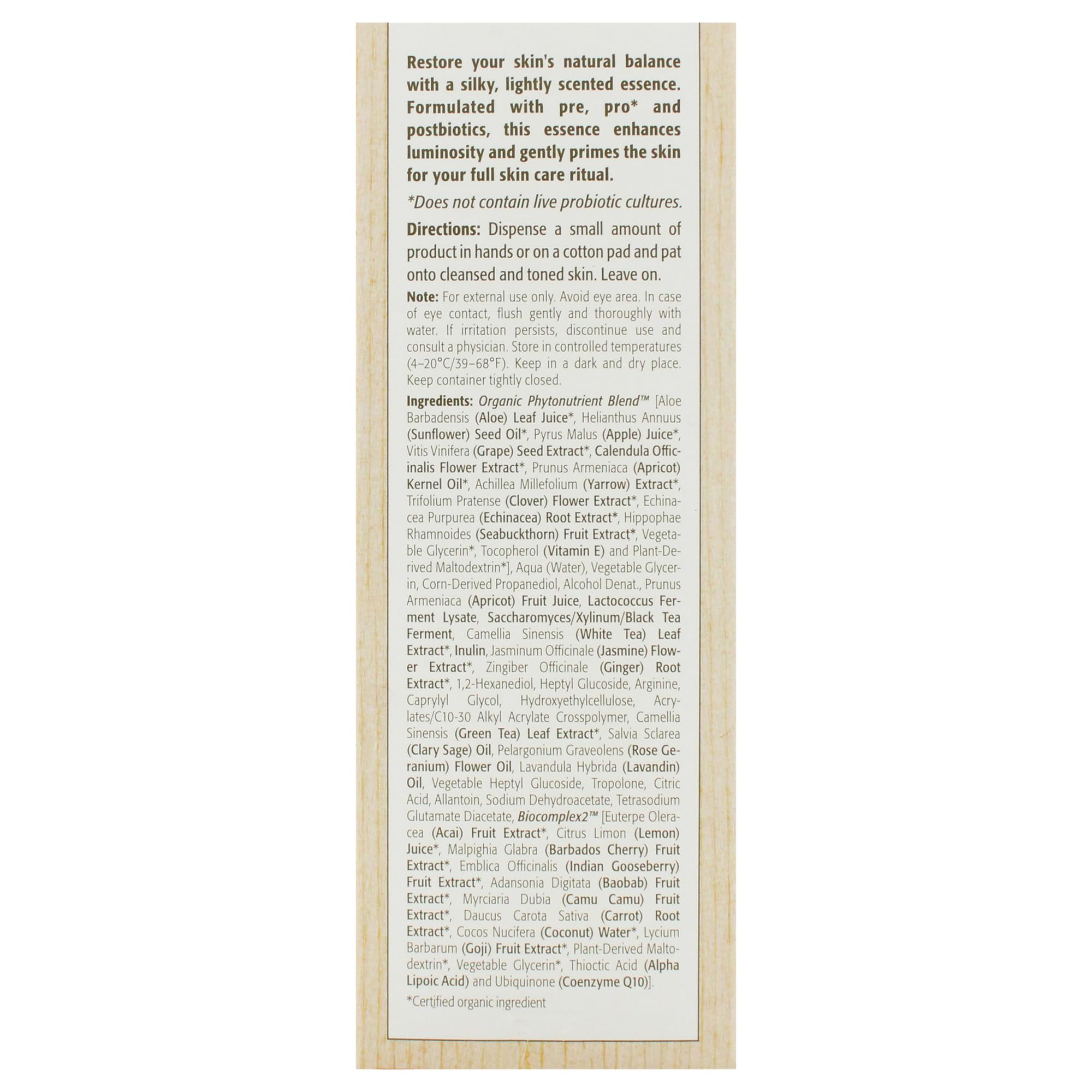 Kombucha Microbiome Balancing Essence by Eminence for Unisex - 4 oz Toner