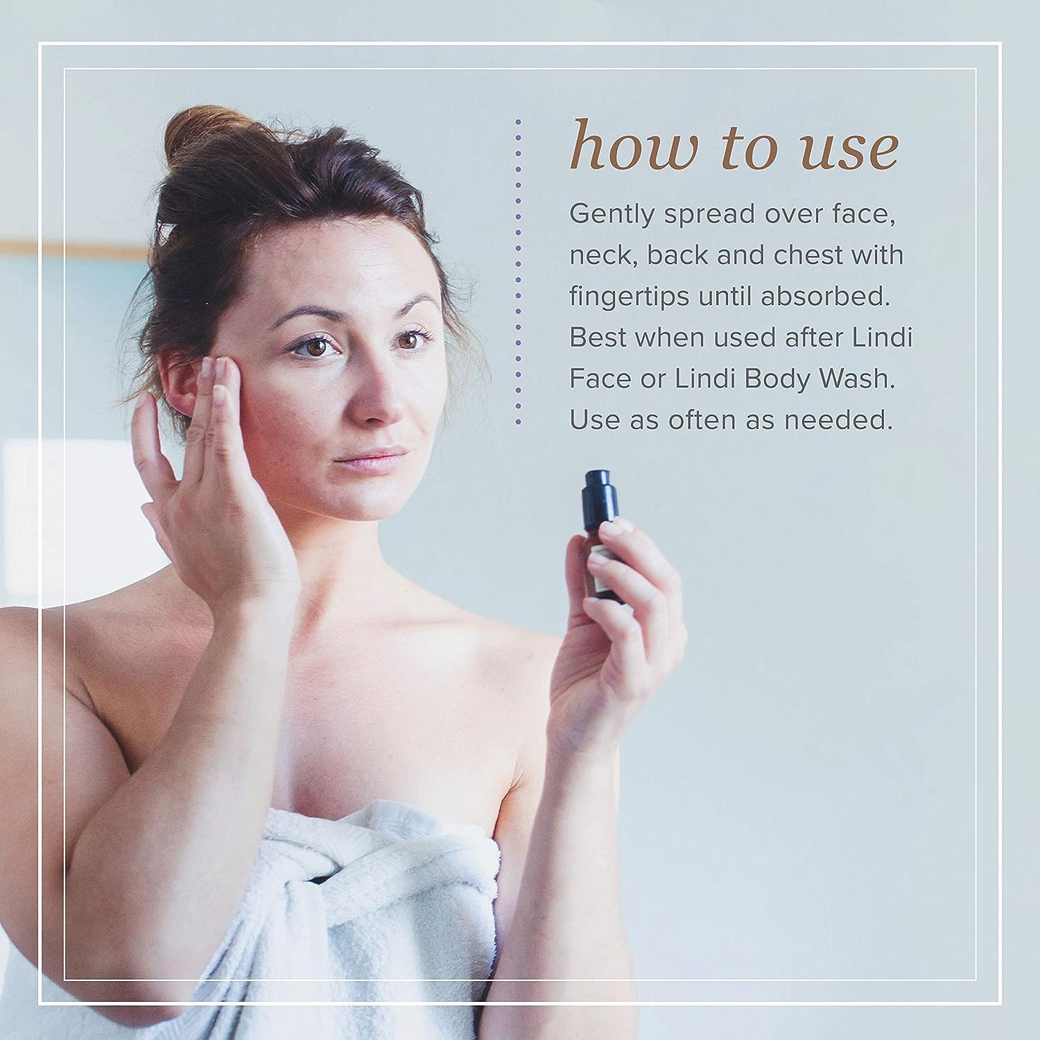 LINDI SKIN Lavender Face Serum - Ultimate Moisture and Comfort To Restore Your Skin Immediately - Reduce Facial Rash, Redness, and Itching - Relieves Uncomfortable Effects of Chemo Rash(1 fl oz)