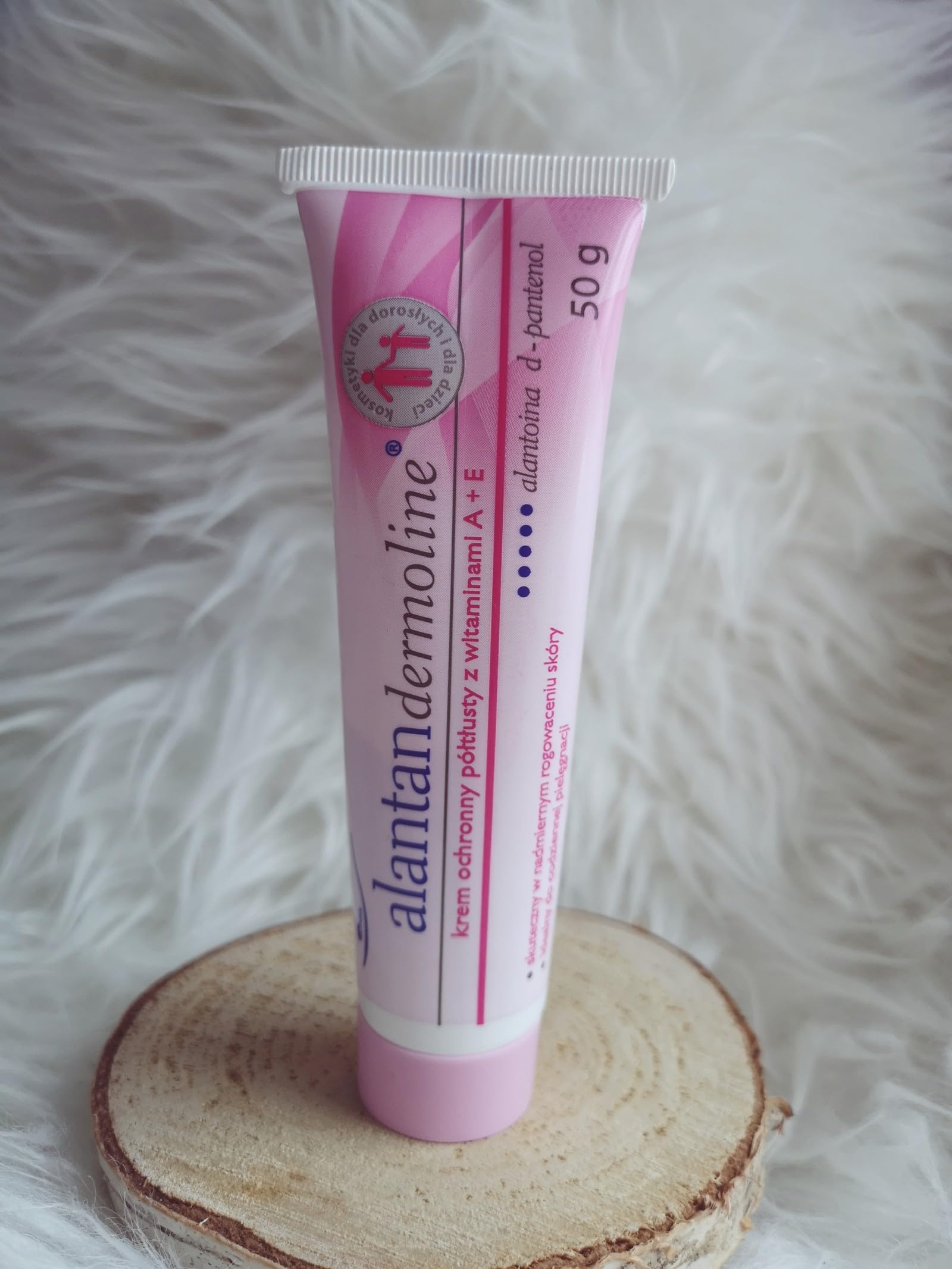 Alantan Dermoline Semi-Skimmed Vitamin A+E Cream 50g