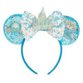 BTXJLLY Hairband for Women Glitter Sequin Mouse Ears Headband Costume Accessory for Adults & All Ages, Perfect for Theme Parks, Birthday Celebrations, Halloween & Cosplay Events (Castle)