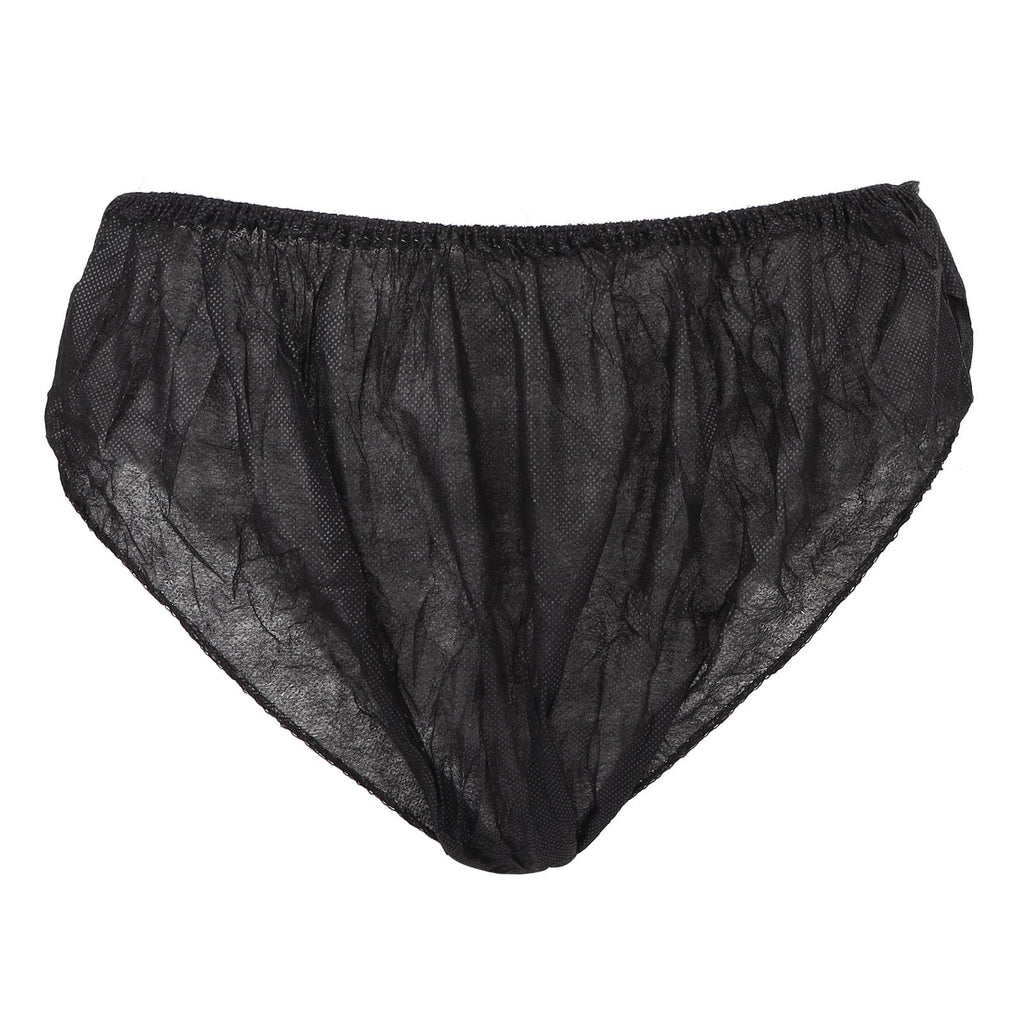ZASCHMOY 50pcs Disposable Black Underwear, One Size Fits Most Portable Travel Underwear for Women And Men Outdoor Tourism Hotel