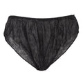 ZASCHMOY 50pcs Disposable Black Underwear, One Size Fits Most Portable Travel Underwear for Women And Men Outdoor Tourism Hotel