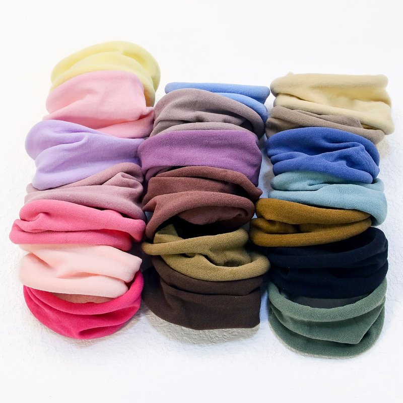 XIMA 20PCS Thick Seamless Hair Ties, Hair Scrunchies Elastics Hair Bands Large Soft Nylon Rope Ponytail Holders for Thick Heavy or Curly for Girls and Women