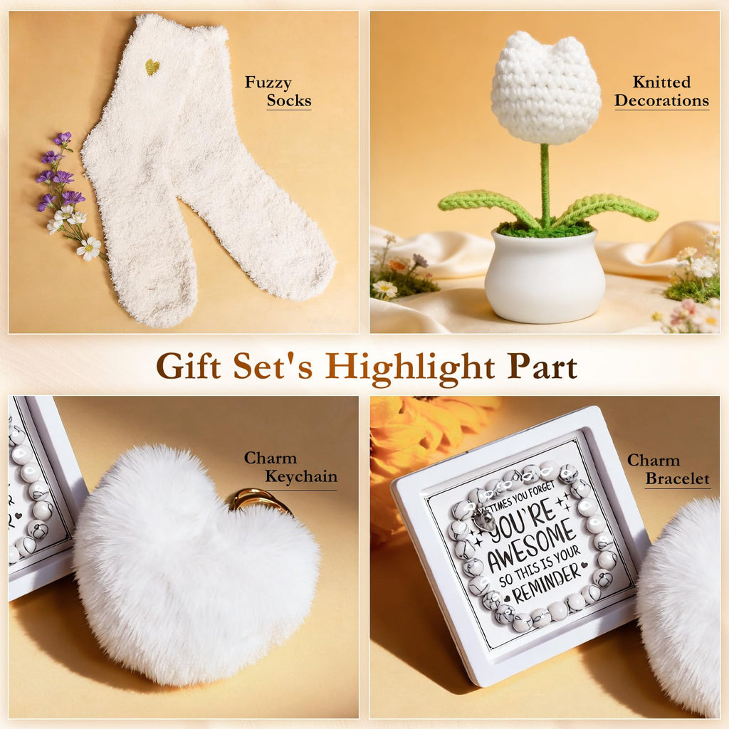 Self Care Gifts Baskets Women, 16PCS Get Well Soon Gift Box Relaxing Spa Set Care Package for Birthday, Valentines Day, Mothers Day, Christmas Gifts for Mom Girlfriend Sister Wife Grandma (Beige)