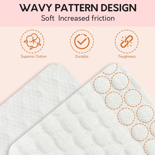 1000PCS Lint Free Nail Wipes- Wavy Pattern Nail Polish Remover Pads- Lint Free Wipes for Nail Polish, Eyelash Extensions, Nail Art- Prep Wipes for Manicure and Pedicure