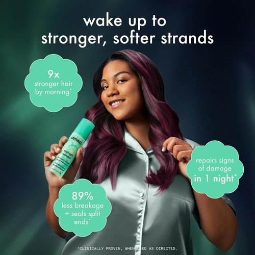 Amika Midnight Mender | Overnight Strength Repair Treatment Mask for Damaged Hair