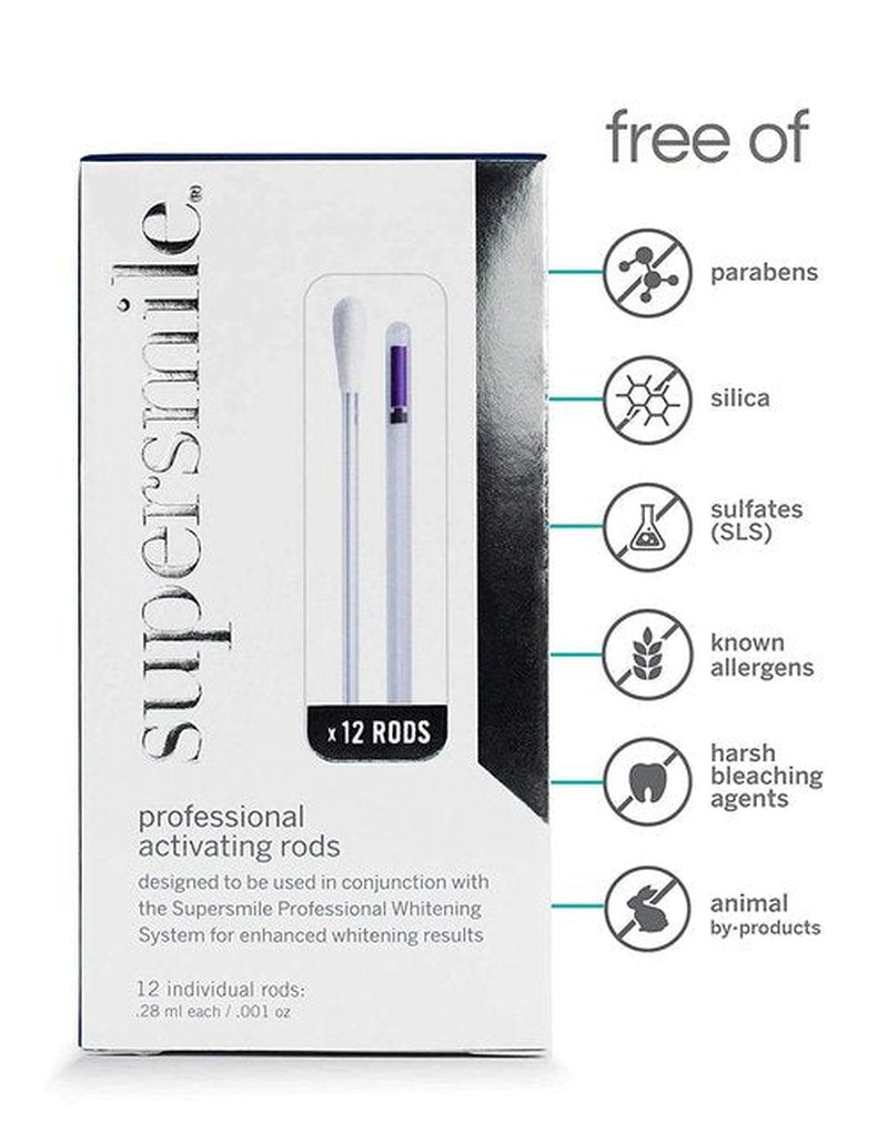 Supersmile Professional Activating Rods - Enhance Your Smile with Whitening Power | 10 Count