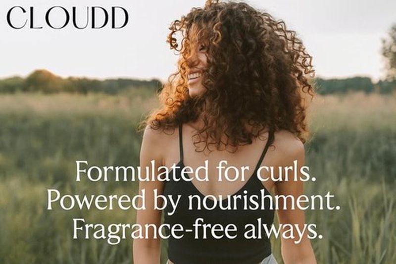 CLOUDD Leave-In Conditioner | Fragrance-Free Curl Nourishing Cream - 100% Unscented Detangler