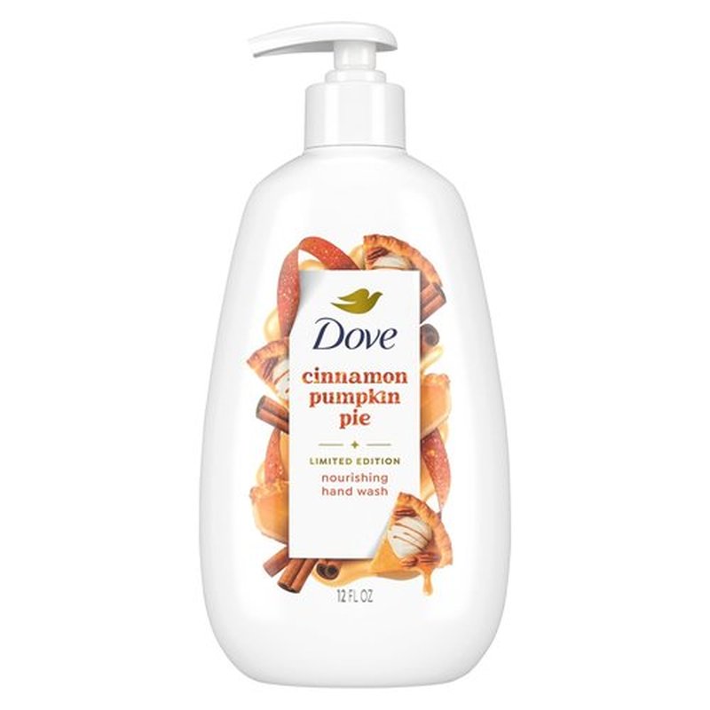 Dove Limited Edition Holiday Treats Liquid Hand Wash for Deep Nourishment Cinnamon Pumpkin Pie 12 oz