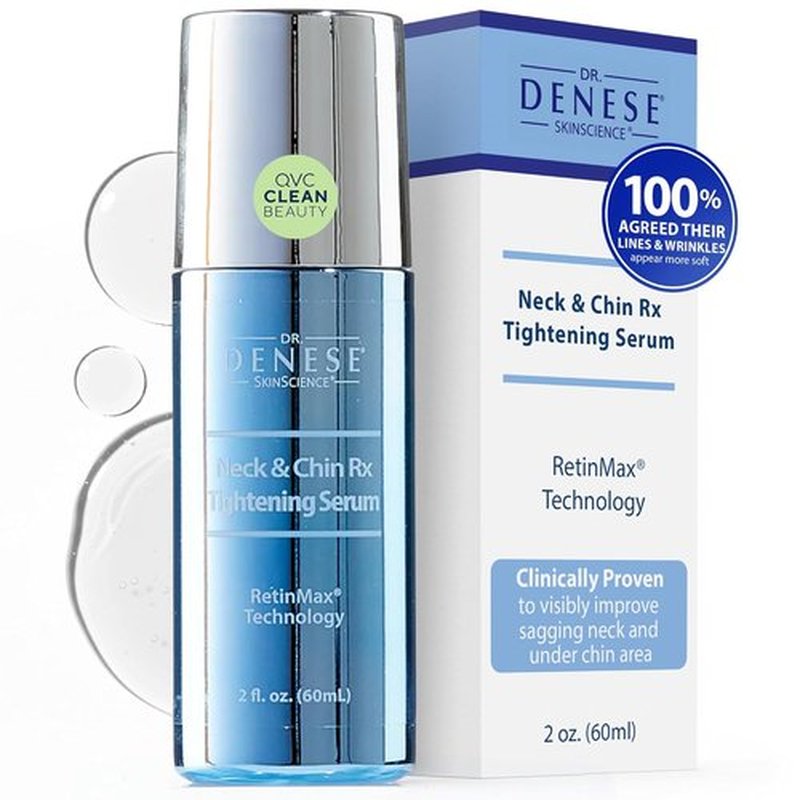 Dr. Denese Neck Firming Serum - Vitamin C & Peptide Roll-On 2 oz for Smooth, Radiant Skin | Enhances Elasticity & Definition