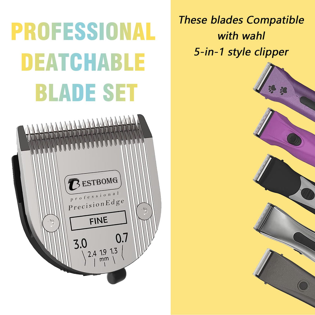 Dog 5-in-1 Adjustable Fine Blade Compatible with Wahl Arco Clipper
