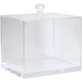 ForPro Premium Pure & Simple XL Facial Towel Acrylic Holder, Holds 50 Pure & Simple XL Facial Towels, Disposable Makeup Remover Dry Wipe Holder