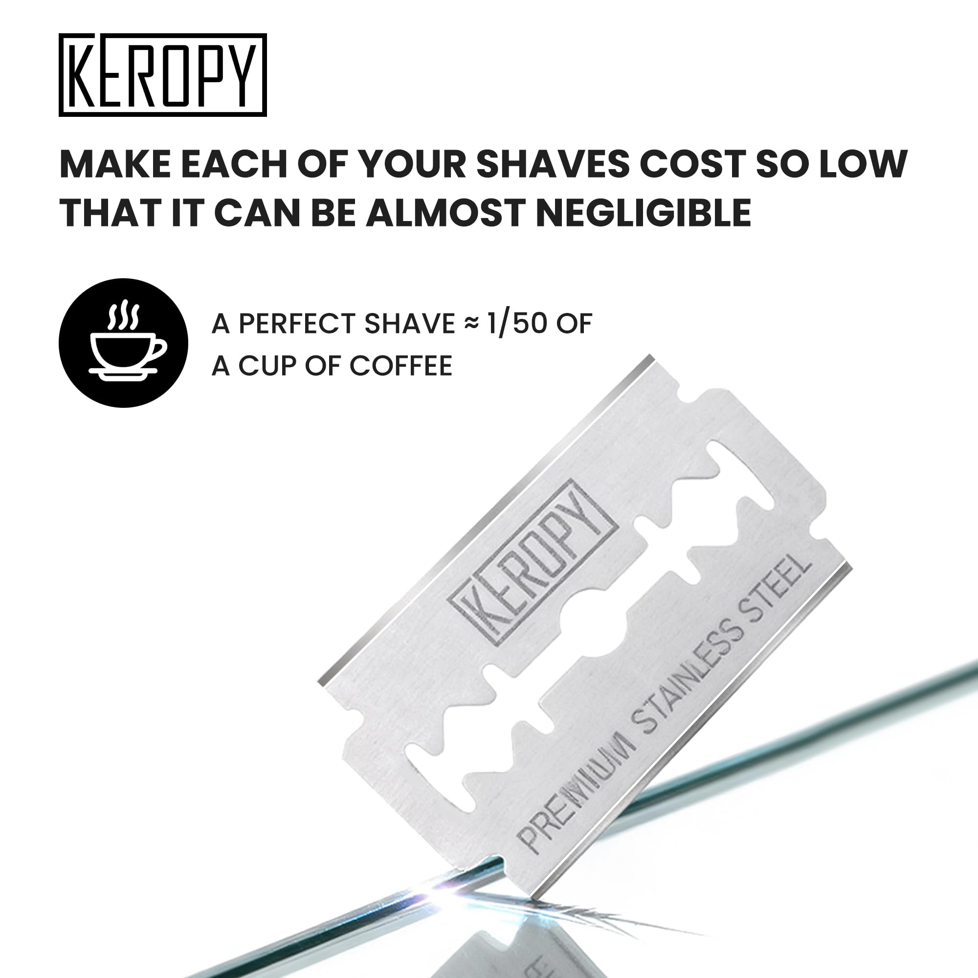 KEROPY 50 Safety Razor Blades