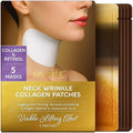 MAREE Neck Wrinkle Patches - Collagen Anti-Wrinkle Treatment with Retinol & Hyaluronic Acid - 5 Pcs for Firming & Lifting