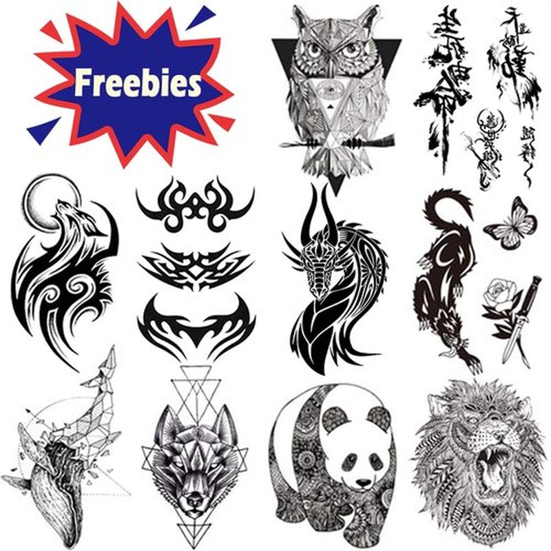 Aresvns Temporary Tattoos for Men and Women,Waterproof and Long Lasting Sleeve Tattoos for Adults, Full Arm Fake Tattoos for BBQ Pool Beach Party