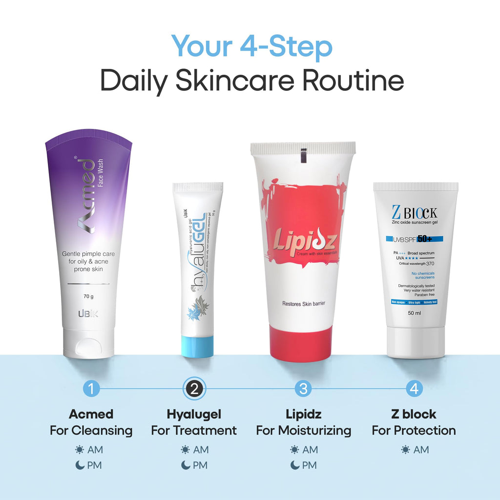 Hyalugel Hyaluronic Acid Gel for Oily & Acne prone skin, 30 gm