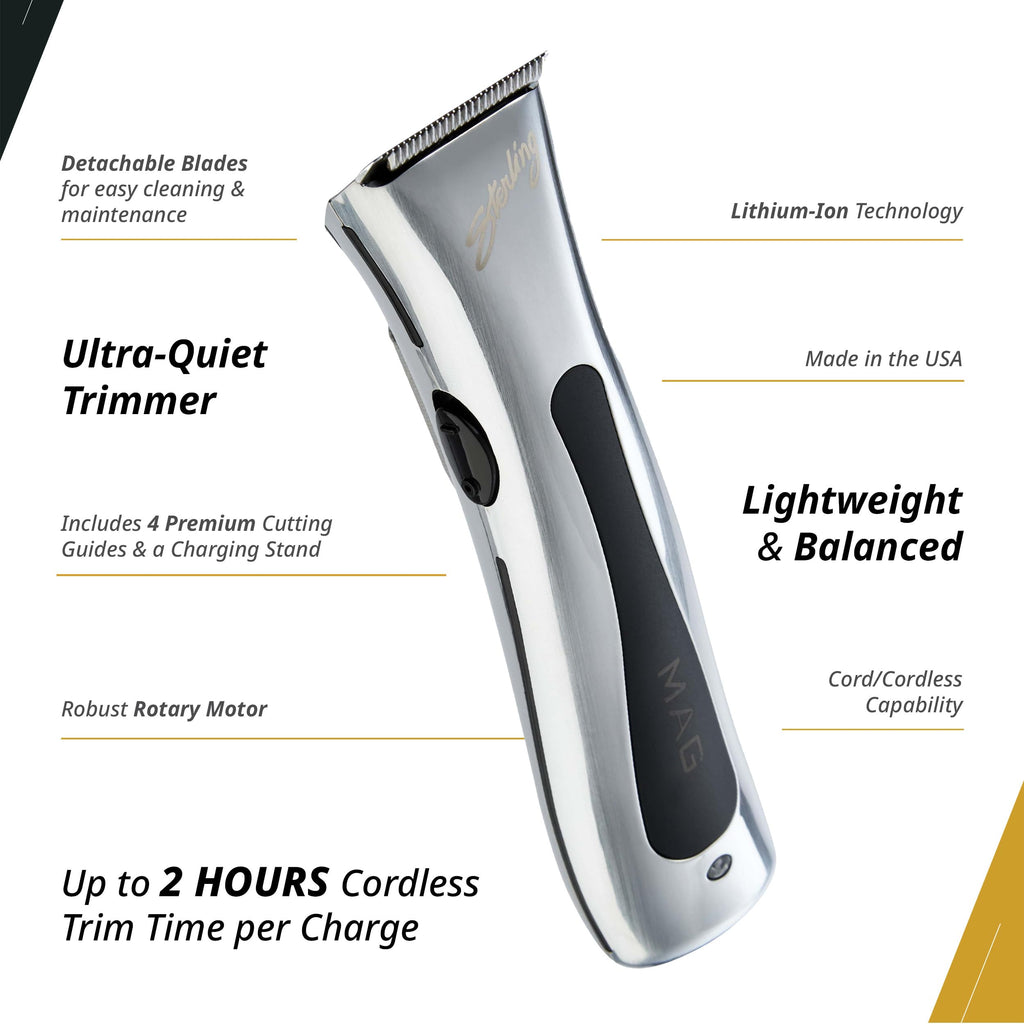 Wahl Professional Sterling Mag Cord/Cordless Trimmer, Model 8779