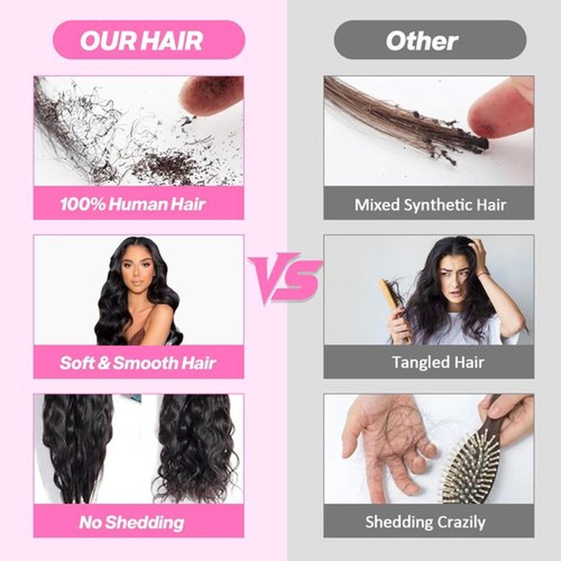 Body Wave Bundles Human Hair 20 22 24 Inch 100% Unprocessed Brazilian Raw Weave 3 Bundle Quick Weave Hair Extensions for Black Women Natural Color