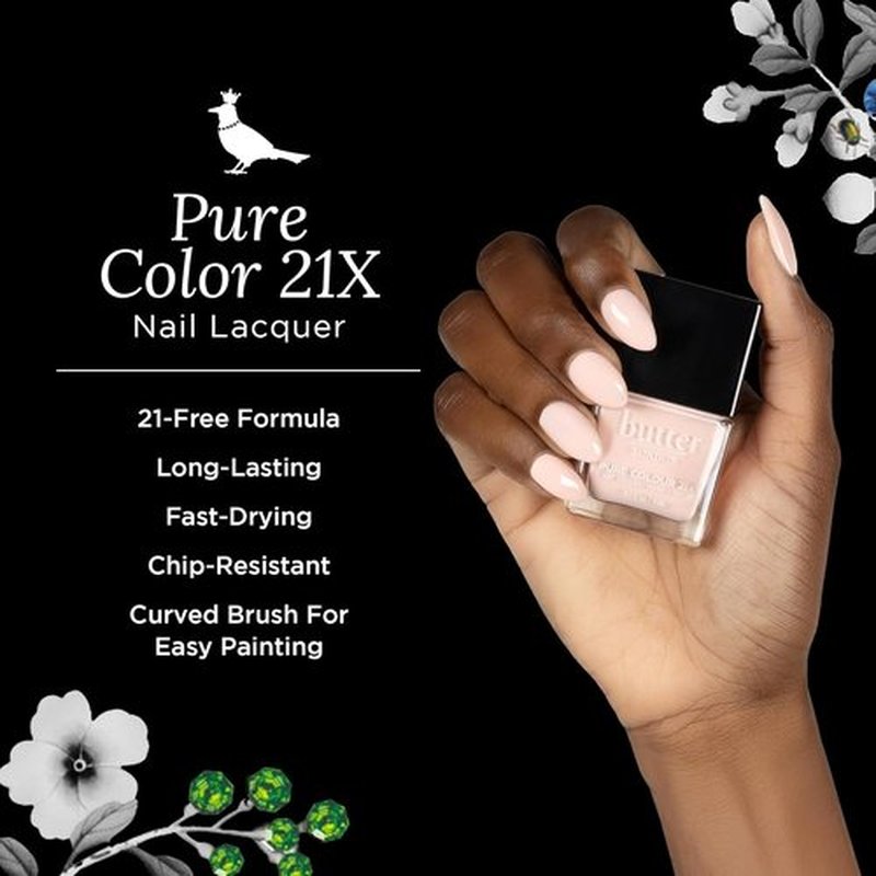 butter LONDON Nail Lacquer Polish - Fast-Drying, Long-Lasting Color with Gel-Like Finish | Vegan & Cruelty-Free - Piece of Cake