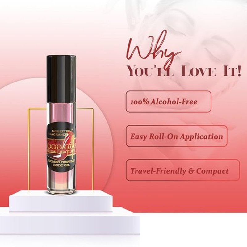 MOBETTER Fragrance Oils | She's A Very Good Girl Perfume Body Oil - 0.33 Fl Oz, Long-Lasting Scent