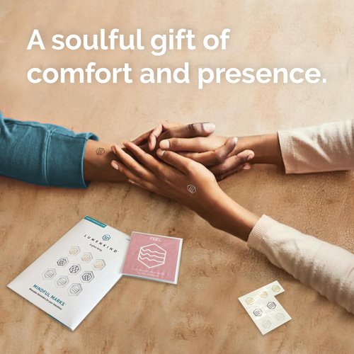 LumenKind Light Through Loss Pack - Mindful Marks - Ideal Gift for Grief, Loss and Healing - Sympathy Gifts for Loss of Loved One - 36 Intention Marks - Remembrance & Bereavement Gift for Grieving