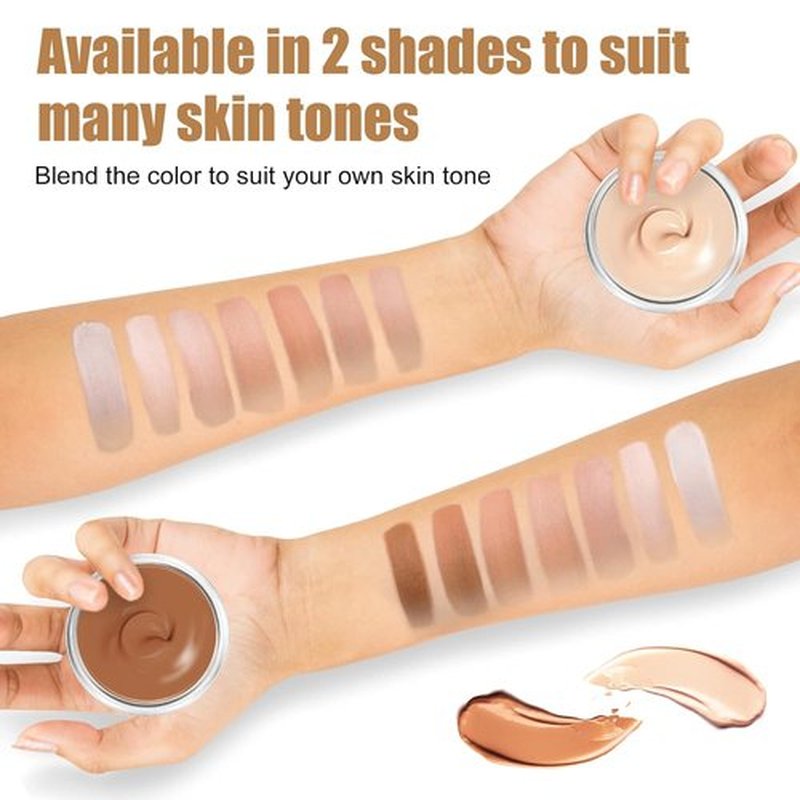 Regine Switzerland Tattoo Cover Up - Waterproof & Sweatproof Makeup for Scars, Vitiligo, Dark Spots | Natural Finish