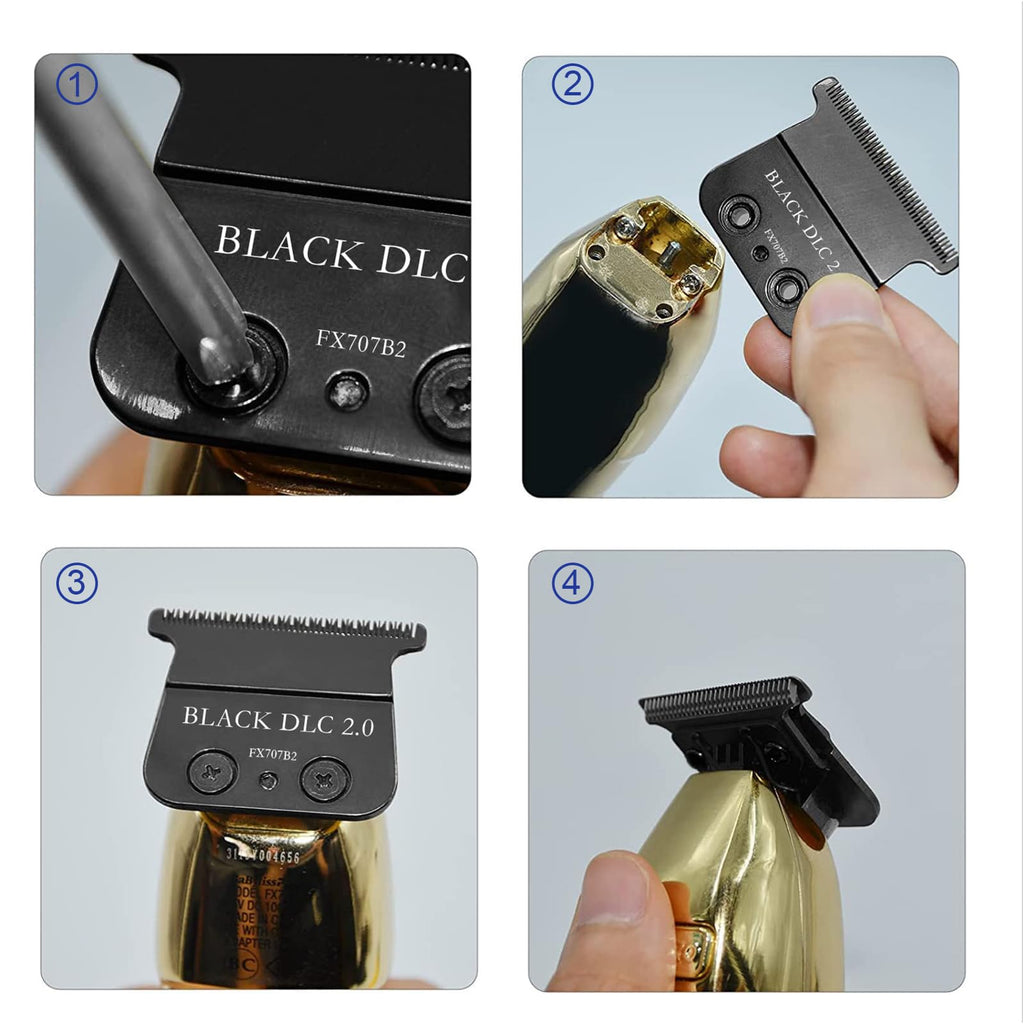 FX707B2 DLC 2.0 Replacement Trimmer Blade, 4PCS