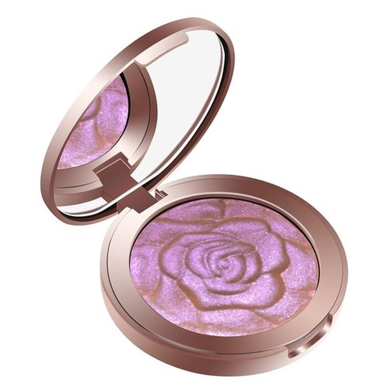 Skiennix Highlighter Palette - Long-Lasting Cream Glitter Makeup in Vibrant Purple