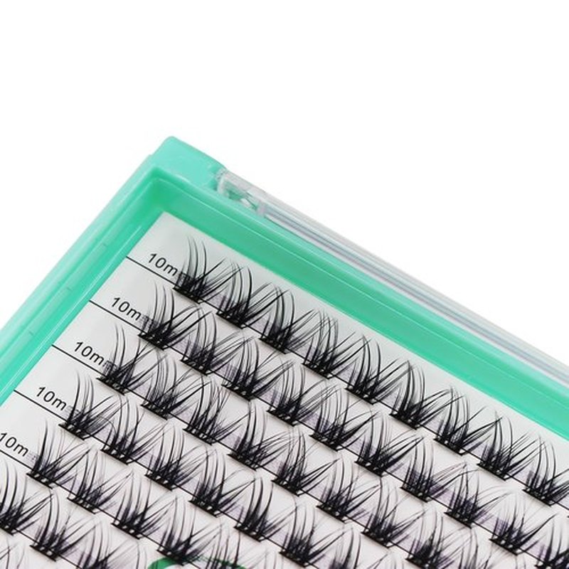 Bodermincer 308pcs XXXL Tray D Curl Cluster Lashes 10-12-14-16mm Mixed Length DIY Eyelashes Extension at Home (10-12-14-16mm Mixed)