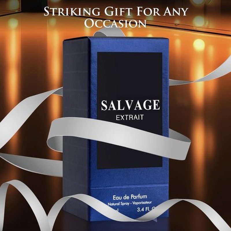 Salvage Extrait Eau De Parfum for Men - Grapefruit & Spices | Elegant 100ml Cologne for Daily Wear